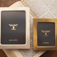 Vintage photo frames | Set of two vintage frames | Jyden photo frames | Small photo frames | Mismatched vintage frames