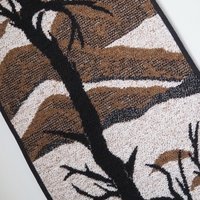 Vintage wall hanging | Long wall hanging | Vintage nature wall hanging | Scandinavian woven textile | Made in Finland