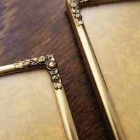 Set of two vintage photo frames | Vintage brass frames | Matching vintage frames | Vintage brass frame set | Vintage Jyden frames