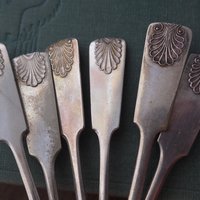 Set of six vintage teaspoons | Vintage alpacca silver teaspoons | Small teaspoons | Musla teaspoon set | Vintage alpacca teaspoons