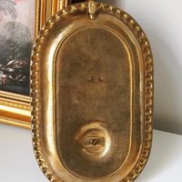 Vintage gimbal candlestick holder | Gimbal brass candlestick holder | Antique brass candle holder | Vintage ship candlestick holder