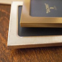 Vintage photo frames | Set of two vintage frames | Jyden photo frames | Small photo frames | Mismatched vintage frames