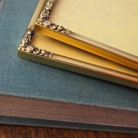 Set of two vintage photo frames | Vintage brass frames | Matching vintage frames | Vintage brass frame set | Vintage Jyden frames