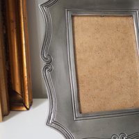 Vintage photo frame | Etain Fin frame | Vintage pewter photo frame | Vintage picture frame | Pewter picture frame | Etain Fin Zinn 95%
