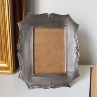 Vintage photo frame | Etain Fin frame | Vintage pewter photo frame | Vintage picture frame | Pewter picture frame | Etain Fin Zinn 95%