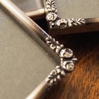 Set of three vintage photo frames | Vintage silver plated photo frames | Silver plated square frames | Silver plated picture frames