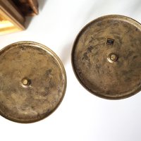 Vintage angel candlestick holders | Matching vintage candlestick holders | Brass candlestick holders | Angel brass candlestick holders