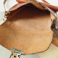 Vintage leather bag | Three Bags leather bag | Brown purse bag | Vintage leather crossbody bag | Vintage belt bag | Made in Finland