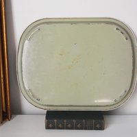 Vintage floral serving tray | Water lily tin tray | Large vintage tray | Retro tray | Made in England | Floral serving tray