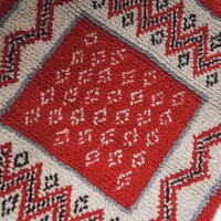 Vintage Rya wall hanging | Scandinavian Rya rug | Woollen vintage wall hanging | Vintage Rya rug | Traditional Scandinavian wall hanging