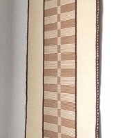 Vintage wall hanging | Large wall hanging | Scandinavian woven textile | Brown and beige wall hanging