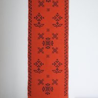Vintage wall hanging | Long wall hanging | Scandinavian wall hanging | Vintage wall tapestry | Handmade wall tapestry | Reversible tapestry