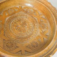 Vintage wooden bowls | Hand carved wooden plates | Ornamented wooden bowls | Handmade vintage wood bowls | Vintage wood bowls