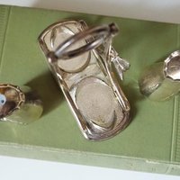 Vintage salt and pepper shakers | Swan salt and pepper shakers | Silver plated salt and pepper shakers | Salt and pepper shaker set