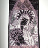 Vintage wall hanging | Religious wall hanging | Vintage religious wall hanging | Scandinavian woven textile | Made in Finland
