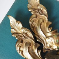 Pair of vintage candle sconces | Vintage wall sconces | Vintage candle sconces | Wall candle sconce pair
