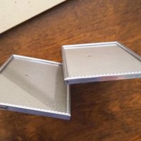 Set of two vintage silver plated photo frames | Silver plated photo frame 11x15 cm | Vintage silver plated picture frames | Vintage frames