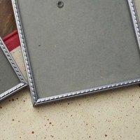 Set of two vintage silver plated photo frames | Silver plated photo frame 11x15 cm | Vintage silver plated picture frames | Vintage frames