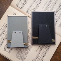 Set of two vintage silver plated photo frames | Small silver plated photo frames | Vintage picture frames | Matching frames