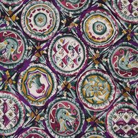 Vintage silk scarf | Purple silk scarf | Large vintage silk scarf | Made in Finland | Finnish silk scarf | Purple scarf