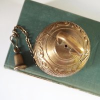 Vintage brass hanging bell | Brass hanging bell | Brass dinner bell | Vintage hanging bell | Vintage brass bell