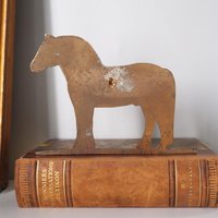 Vintage brass horse | Vintage horse figurine | Vintage horse ornament | Vintage brass figurine | Brass horse | Standing brass horse