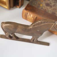 Vintage brass horse | Vintage horse figurine | Vintage horse ornament | Vintage brass figurine | Brass horse | Standing brass horse