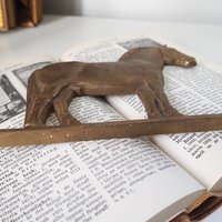 Vintage brass horse | Vintage horse figurine | Vintage horse ornament | Vintage brass figurine | Brass horse | Standing brass horse
