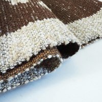 Vintage wall hanging | Large wall hanging | Scandinavian woven textile | Brown wall hanging