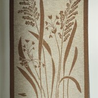 Vintage wall hanging | Large wall hanging | Scandinavian woven textile | Brown wall hanging