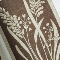 Vintage wall hanging | Large wall hanging | Scandinavian woven textile | Brown wall hanging