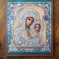 Vintage religious icons | Set of three small vintage Orthodox icons | Wooden religious icons | Vintage wooden icons | Small vintage icons