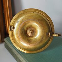 Vintage gimbal candlestick holder | Gimbal brass candlestick holder | Vintage chamber candle holder | Vintage ship candlestick holder