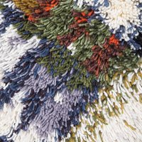 Vintage Rya wall hanging | Scandinavian Rya rug | Wool vintage wall hanging | Vintage wool Rya rug | Traditional Scandinavian wall hanging