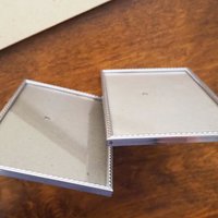 Set of two vintage silver plated photo frames | Silver plated photo frame 11x15 cm | Vintage silver plated picture frames | Vintage frames