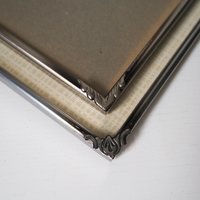 Set of two vintage photo frames | Mismatched photo frames | Vintage silver plated frames | Silver plated picture frames | Vintage frames