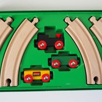 Vintage Brio train set | Wooden train set for children | Vintage train set for kids | Vintage wooden toy train | Vintage toys | Brio 33115