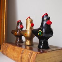 Vintage bird whistle set | Ceramic bird whistles | Retro bird whistles | Colourful bird whistles | Made in Finland | Finnish bird whistles