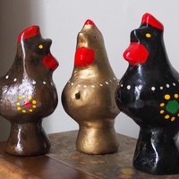 Vintage bird whistle set | Ceramic bird whistles | Retro bird whistles | Colourful bird whistles | Made in Finland | Finnish bird whistles