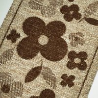 Vintage wall hanging | Floral wall tapestry | Retro wall hanging | Scandinavian wall hanging | Brown and beige wall hanging