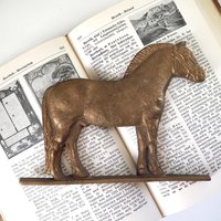 Vintage brass horse | Vintage horse figurine | Vintage horse ornament | Vintage brass figurine | Brass horse | Standing brass horse