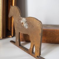 Vintage brass horse | Vintage horse figurine | Vintage horse ornament | Vintage brass figurine | Brass horse | Standing brass horse