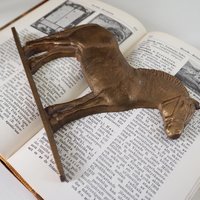 Vintage brass horse | Vintage horse figurine | Vintage horse ornament | Vintage brass figurine | Brass horse | Standing brass horse