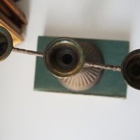 Vintage three arm candelabra | Ornate candelabra | Three arm candlestick holder | Vintage candelabrum | Small candelabrum