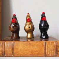 Vintage bird whistle set | Ceramic bird whistles | Retro bird whistles | Colourful bird whistles | Made in Finland | Finnish bird whistles