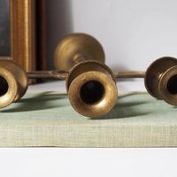 Vintage three arm candelabra | Vintage candelabrum | Three arm candlestick holder | Vintage candelabra | Art nouveau candelabrum
