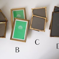 Vintage brass photo frame sets | Set of two vintage brass photo frames | Matching vintage frames | Brass picture frames | Vintage frames