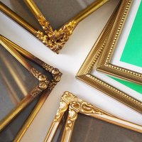Vintage brass photo frame sets | Set of two vintage brass photo frames | Matching vintage frames | Brass picture frames | Vintage frames