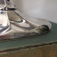 Vintage alpacca candelabra | Alpacca silver candelabra | Three arm candlestick holder | Vintage candelabrum