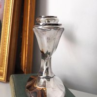 Vintage alpacca candelabra | Alpacca silver candelabra | Three arm candlestick holder | Vintage candelabrum